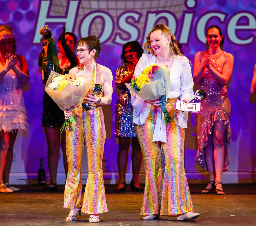 Dancers performing at the Rennie Hospice Strictly dancing fundraiser