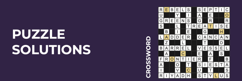 March:April 2026- Brain-Matter-Crossword Solutions